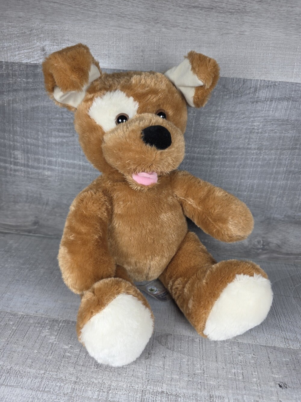 Build A Bear Retired Caramel Puppy Dog 11” Plush Stuffed Animal b319